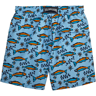 Hombre Corte Clásico Estampado - Bañador con estampado Sardine à l'Huile, Cielo azul back Hombre Corte Clásico Estampado - Bañador con estampado Sardine à l'Huile, Cielo azul back