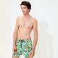 Men Stretch classic Printed - Men Swimwear Stretch Go Bananas, Lazulii blue frontworn Men Stretch classic Printed - Men Swimwear Stretch Go Bananas, Lazulii blue frontworn