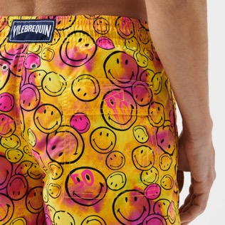 Men Classic Printed - Men Swimwear Monsieur André - Vilebrequin x Smiley®, Lemon details view 2