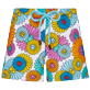 Women Others Printed - Women Swim Short Marguerites, White front view