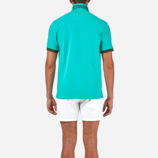 Hombre Camisa de polo Liso - Polo liso en piqué de algodón, Veronese green supp2 Hombre Camisa de polo Liso - Polo liso en piqué de algodón, Veronese green supp2