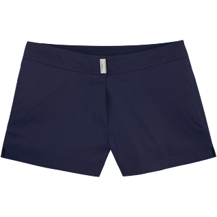 Women Others Solid - Women Stretch Swimwear fabric Shortie Solid, Navy front Women Others Solid - Women Stretch Swimwear fabric Shortie Solid, Navy front
