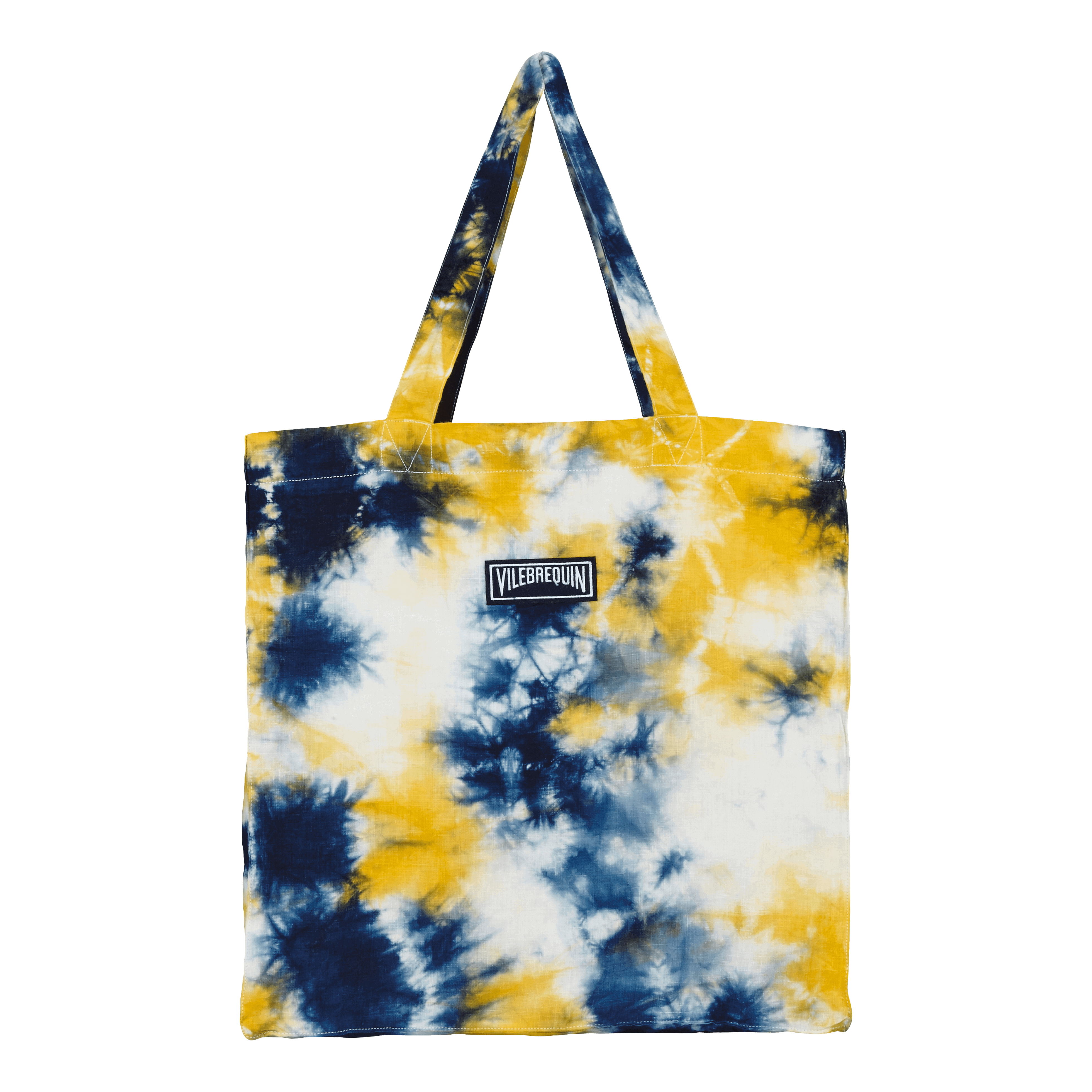 Black Reverse Tie Dye Tote Bag 