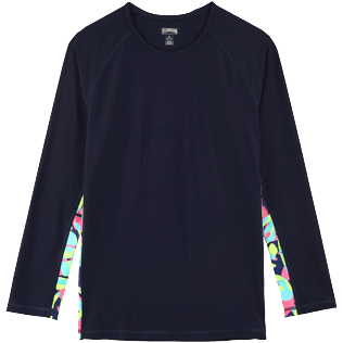 Hombre Autros Estampado - Camiseta térmica de manga larga con estampado 2021 Neo Turtles para hombre, Azul marino vista frontal