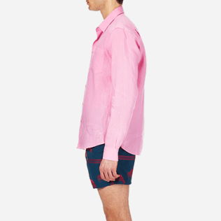 Homme AUTRES Uni - Chemise en Lin Homme Unie, Jacinthe supp3 Homme AUTRES Uni - Chemise en Lin Homme Unie, Jacinthe supp3