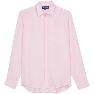 Hombre Autros Liso - Camisa de lino lisa para hombre, Ballet shoe front Hombre Autros Liso - Camisa de lino lisa para hombre, Ballet shoe front