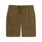 Men Others Solid - Unisex Linen Bermuda Shorts Solid, Pepper heather front view
