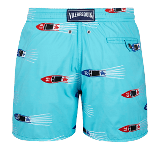 Hombre 017 Bordado - Bañador bordado con estampado Monaco para hombre - Edición limitada, Azul tropezien back Hombre 017 Bordado - Bañador bordado con estampado Monaco para hombre - Edición limitada, Azul tropezien back