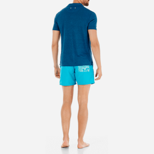Homme AUTRES Uni - Polo en jersey de Lin Uni, Embruns backworn Homme AUTRES Uni - Polo en jersey de Lin Uni, Embruns backworn