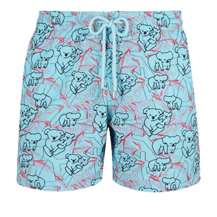 Uomo Ricamati Ricamato - Costume da bagno uomo ricamato Sydney - Edizione limitata, Acquamarina front Uomo Ricamati Ricamato - Costume da bagno uomo ricamato Sydney - Edizione limitata, Acquamarina front
