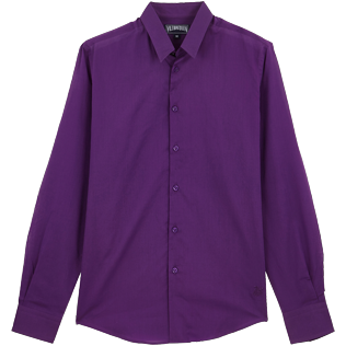 Andere Uni - Unisex Solid Hemd aus Baumwollschleier, Pflaume front Andere Uni - Unisex Solid Hemd aus Baumwollschleier, Pflaume front