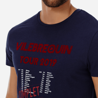 Men Others Printed - Men Cotton T-Shirt Vilebrequin Tour, Navy supp1 Men Others Printed - Men Cotton T-Shirt Vilebrequin Tour, Navy supp1