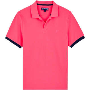 Herren Andere Uni - Solid Polohemd aus Baumwolle für Herren, Cherry blossom front Herren Andere Uni - Solid Polohemd aus Baumwolle für Herren, Cherry blossom front