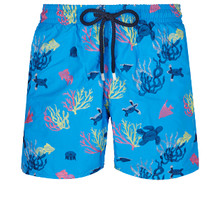 Men Embroidered Embroidered - Men Swim Trunks Embroidered - Limited Edition, Atoll front view