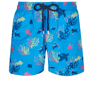 Uomo 017 Ricamato - Costume da bagno uomo ricamato - Edizione limitata, Atoll front Uomo 017 Ricamato - Costume da bagno uomo ricamato - Edizione limitata, Atoll front