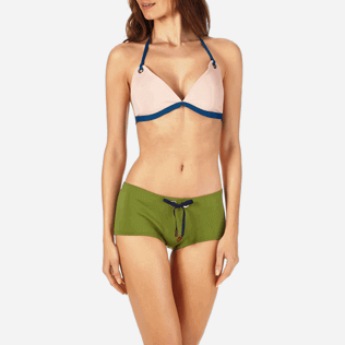 Damen Shorty Uni - Neopren Shortie-Bikinihose für Damen, Moos supp1 Damen Shorty Uni - Neopren Shortie-Bikinihose für Damen, Moos supp1