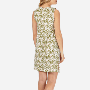 Women Others Printed - Women Cowl neck Linen Jersey Dress Bamboo Song, Peony supp2 Women Others Printed - Women Cowl neck Linen Jersey Dress Bamboo Song, Peony supp2