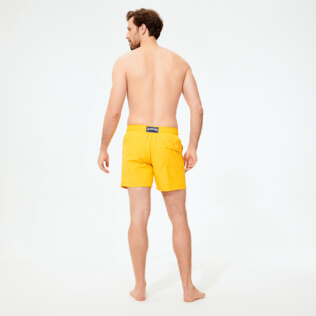 Men Classic Solid - Men Swimwear Solid, Curry backworn Men Classic Solid - Men Swimwear Solid, Curry backworn