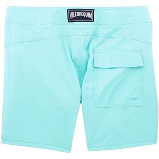 Hombre Cintura plana Liso - Bañador corto, ajustado y elástico liso para hombre, Laguna back Hombre Cintura plana Liso - Bañador corto, ajustado y elástico liso para hombre, Laguna back