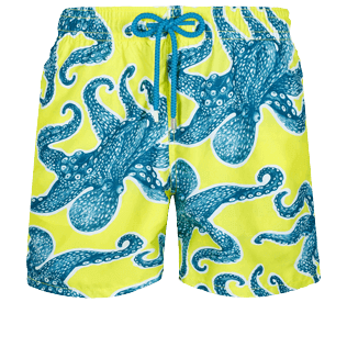Photo de Homme CLASSIQUE Imprimé - Maillot de bain homme 2014 Poulpes, Citron vue de face Photo de Homme CLASSIQUE Imprimé - Maillot de bain homme 2014 Poulpes, Citron vue de face