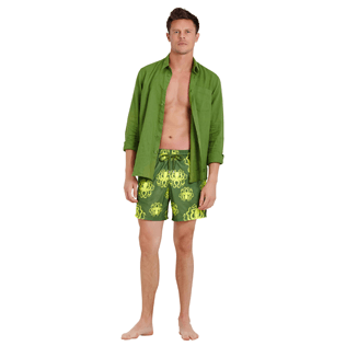 Herren Klassische dünne Stoffe Bedruckt - Men Swimwear Ultra-light and packable Poulpes, Sycamore supp2 Herren Klassische dünne Stoffe Bedruckt - Men Swimwear Ultra-light and packable Poulpes, Sycamore supp2