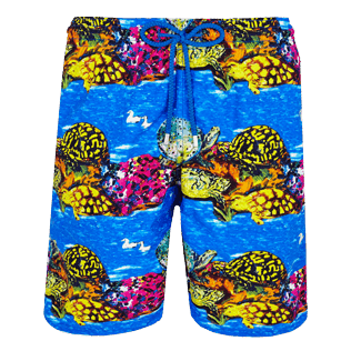 Men Long classic Printed - Men Swim Trunks Long Vilebrequin x Hunt Slonem, Atoll front Men Long classic Printed - Men Swim Trunks Long Vilebrequin x Hunt Slonem, Atoll front