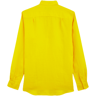 Men Others Solid - Men Linen Shirt Solid, Safran back Men Others Solid - Men Linen Shirt Solid, Safran back