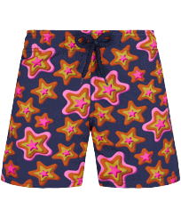 Boys Others Printed - Boys Stretch Swimwear Stars Gift, Navy front view
