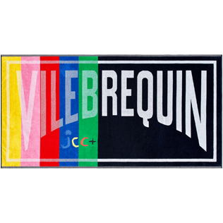 AUTRES Uni - Serviette de plage multicolore - Vilebrequin x JCC+ - Edition limitée, Multicolore front AUTRES Uni - Serviette de plage multicolore - Vilebrequin x JCC+ - Edition limitée, Multicolore front