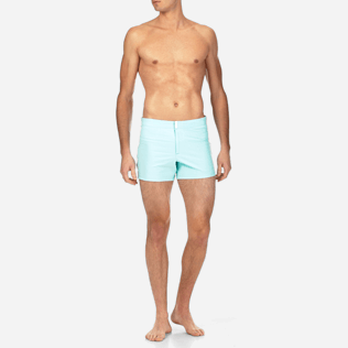 Homme Coupe courte Uni - Maillot de bain court Jacquard V71, Lagon frontworn Homme Coupe courte Uni - Maillot de bain court Jacquard V71, Lagon frontworn