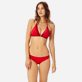 Donna Foulard Unita - Top bikini donna all'americana Tuxedo, Red polish frontworn Donna Foulard Unita - Top bikini donna all'americana Tuxedo, Red polish frontworn