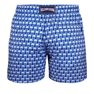 Men Ultra-light classique Printed - Men Ultra-Light and packable swimtrunks Istanbul, Sea blue back Men Ultra-light classique Printed - Men Ultra-Light and packable swimtrunks Istanbul, Sea blue back