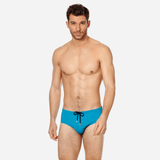 Men Swim brief and Boxer Solid - Men Fitted Swim Brief Solid, Seychelles frontworn Men Swim brief and Boxer Solid - Men Fitted Swim Brief Solid, Seychelles frontworn