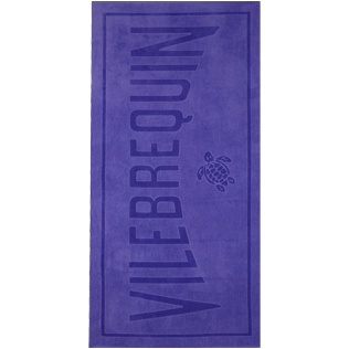 Andere Uni - Solid Jacquard-Strandtuch aus Frottee, Hyazinth front Andere Uni - Solid Jacquard-Strandtuch aus Frottee, Hyazinth front