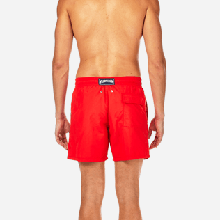 Men Classic / Moorea Embroidered - Primitive Turtle Placed Embroidery Swim shorts, Poppy red supp2 Men Classic / Moorea Embroidered - Primitive Turtle Placed Embroidery Swim shorts, Poppy red supp2
