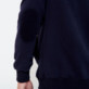 Homme AUTRES Uni - Sweat en Coton à Fermeture Zippée homme, Bleu marine vue portée de dos