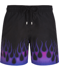 Men Swimwear Hot Rod 360° - Vilebrequin x Sylvie Fleury Black front view