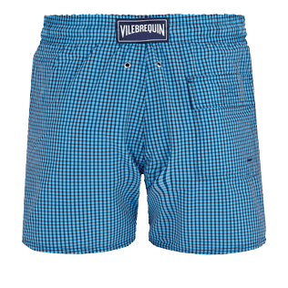 Hombre Clásico stretch Gráfico - Bañador elástico con estampado Carreaux para hombre, Swimming pool back Hombre Clásico stretch Gráfico - Bañador elástico con estampado Carreaux para hombre, Swimming pool back