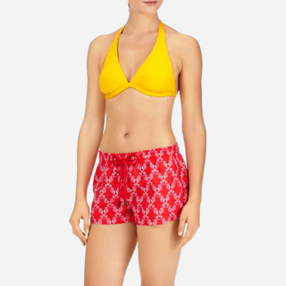 Donna Short Stampato - Shorts taglio dritto Valentine Day Hippocampes, Papavero supp1 Donna Short Stampato - Shorts taglio dritto Valentine Day Hippocampes, Papavero supp1