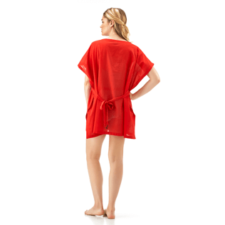 Mujer Vestido Liso - Vestido liso para la playa, Amapola supp5 Mujer Vestido Liso - Vestido liso para la playa, Amapola supp5