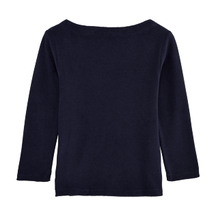 Chicas T-Shirt Liso - Top de estilo marinero en tejido terry liso, Azul marino back Chicas T-Shirt Liso - Top de estilo marinero en tejido terry liso, Azul marino back