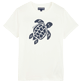 Herren Andere Bedruckt - Turtle Team T-Shirt aus Bio-Baumwolle für Herren, Chalk Vorderansicht