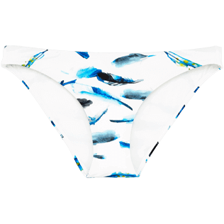 Damen Unterteile Bedruckt - Blue Breath-Bikinihose, Weiss front Damen Unterteile Bedruckt - Blue Breath-Bikinihose, Weiss front