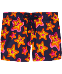 Others Printed - Kids Swim Trunks Stars Gift, Navy front view