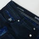 Men Others Printed - Men 5-pocket printed Denim Pants 2009 Les Requins, Sea blue details view 3