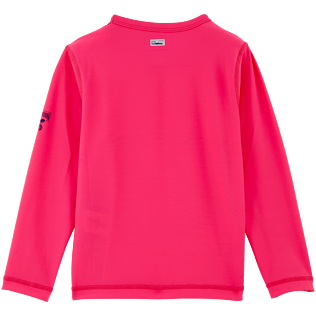 049 Solid - Solid Anti-UV long sleeves T-Shirt, Shocking pink back 049 Solid - Solid Anti-UV long sleeves T-Shirt, Shocking pink back
