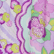 Robe en coton fille Rainbow Flowers, Cyclamen 