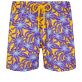 Men Others Printed - Men Swim Trunks Ultra-light and packable Octopus Band, Yellow front view