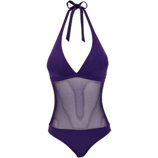 Donna Intero Unita - Costume intero donna Solid Net, Amaranto front Donna Intero Unita - Costume intero donna Solid Net, Amaranto front