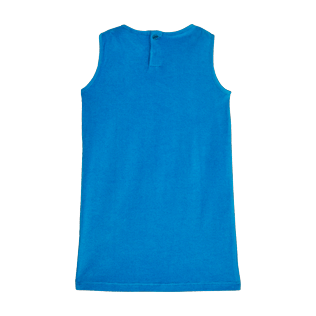 Girls Others Solid - Girls Terry Cloth Sleevless Dress Solid, Hawaii blue back Girls Others Solid - Girls Terry Cloth Sleevless Dress Solid, Hawaii blue back
